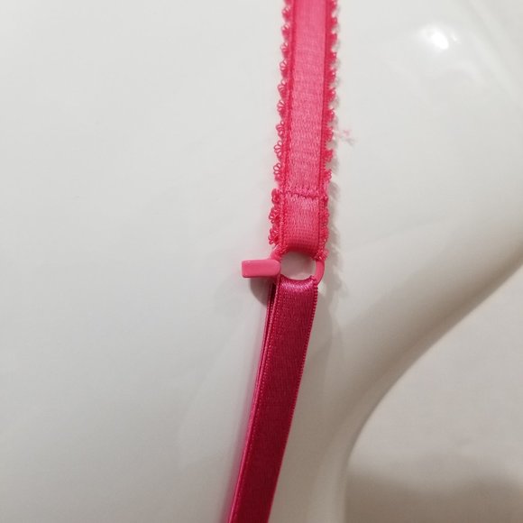 Xhilaration bra 34A Push-Up metallic floral lace sheer wings j hook convertible - Picture 10 of 14